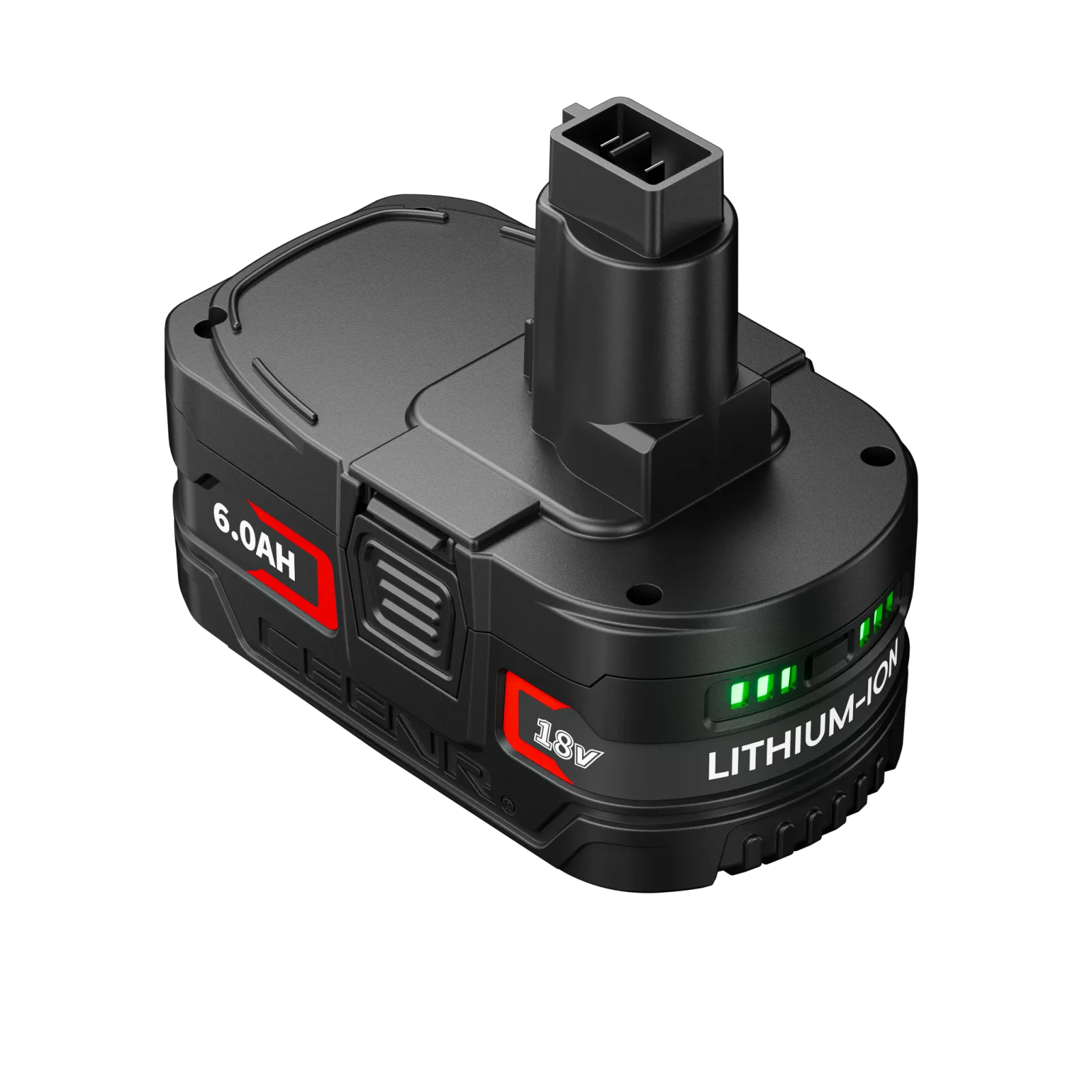 CEENR 6.0Ah Battery for DeWalt 18V | Replacement Model DC9096 — detail view