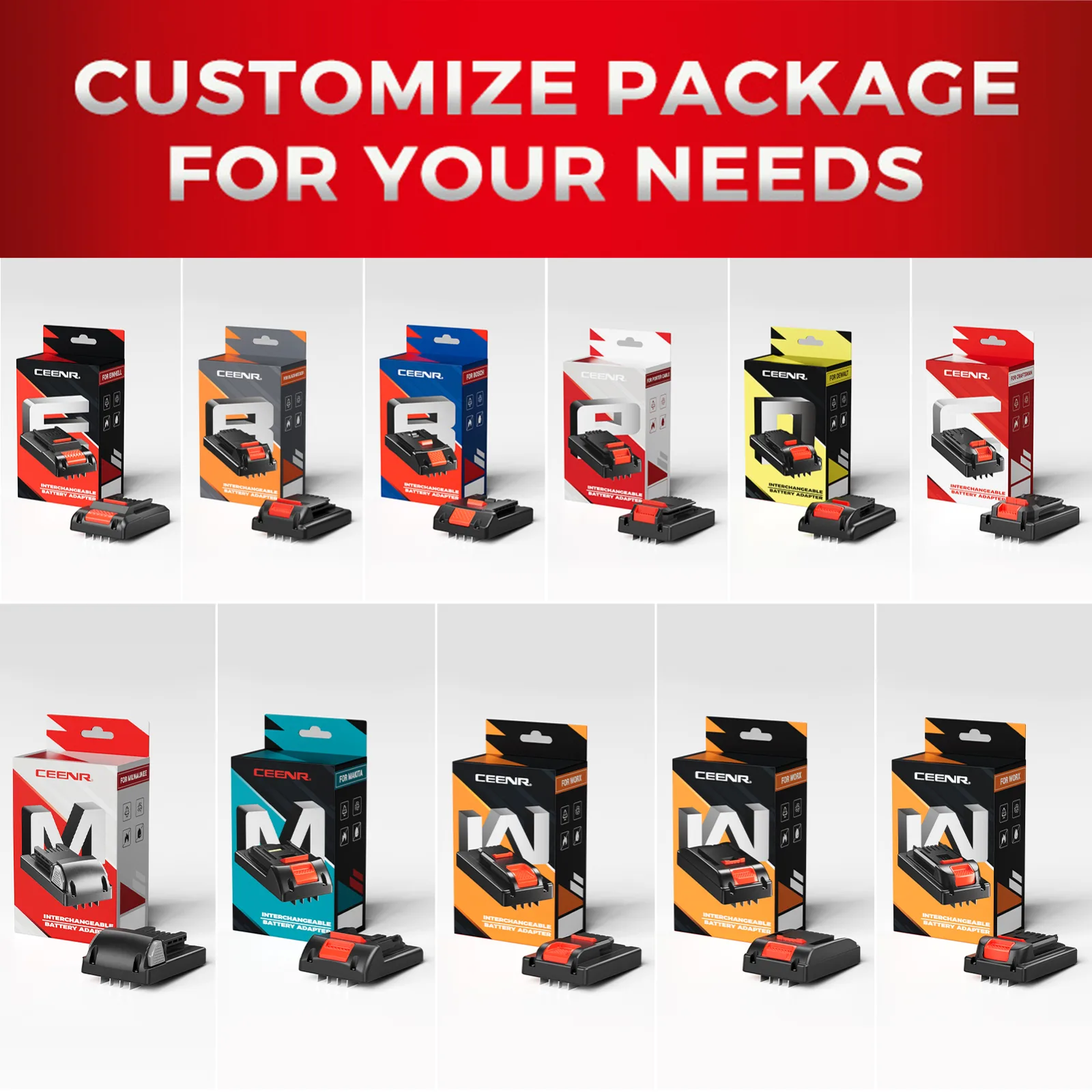 CEENR PDnation™ 4.0Ah Universal Battery — 1,600+ Tools, USB-C — view 8